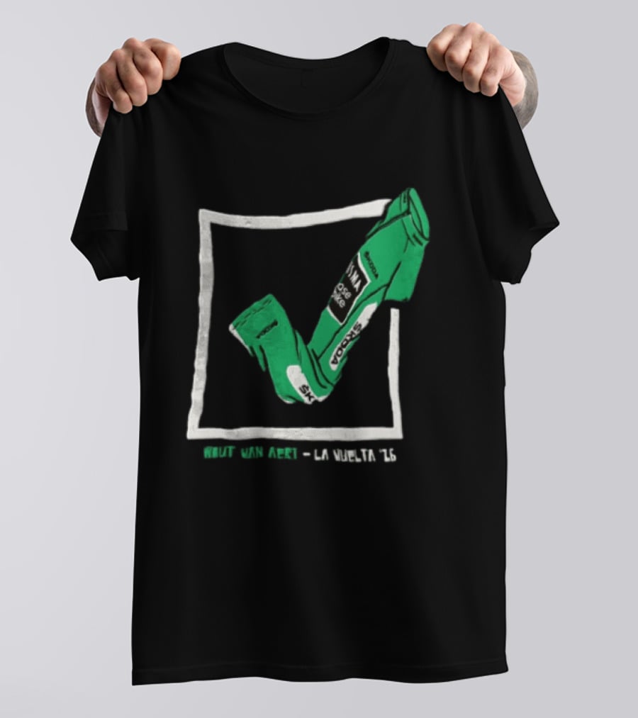 Wout Van Aert La Vuelta 26 Visma Lease A Bike Skoda Cycling Jersey T-Shirt