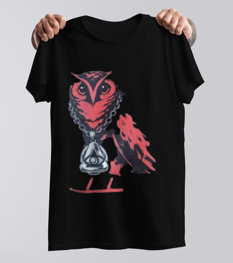 Yeat Store Love Lyfe Ovo Tour Owl With Eye Pendant T-Shirt