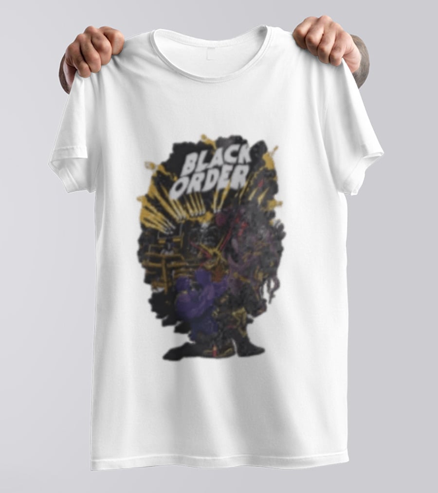 Black Order Thanos And The Children Of Thanos Rock Band Graphic Novel T-Shirt