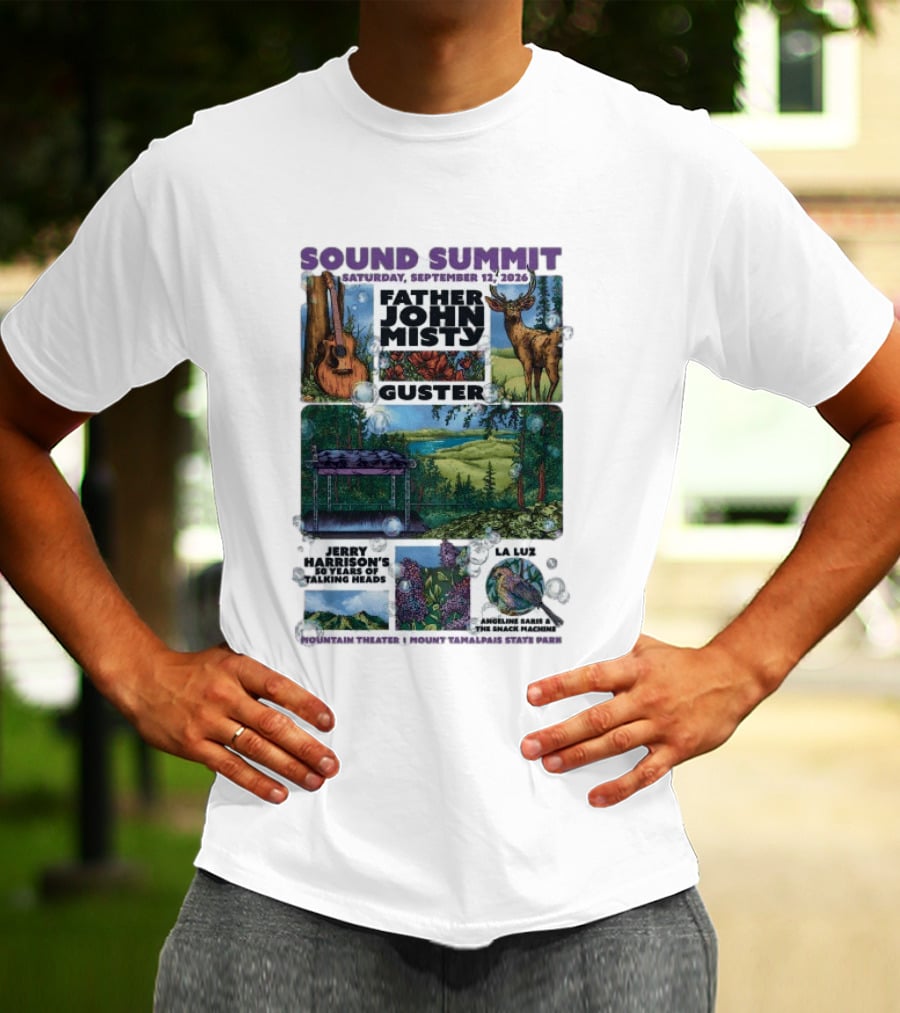 Sound Summit 2026 Father John Misty Guster Marin County MD September 12 Mountain Theater T-Shirt