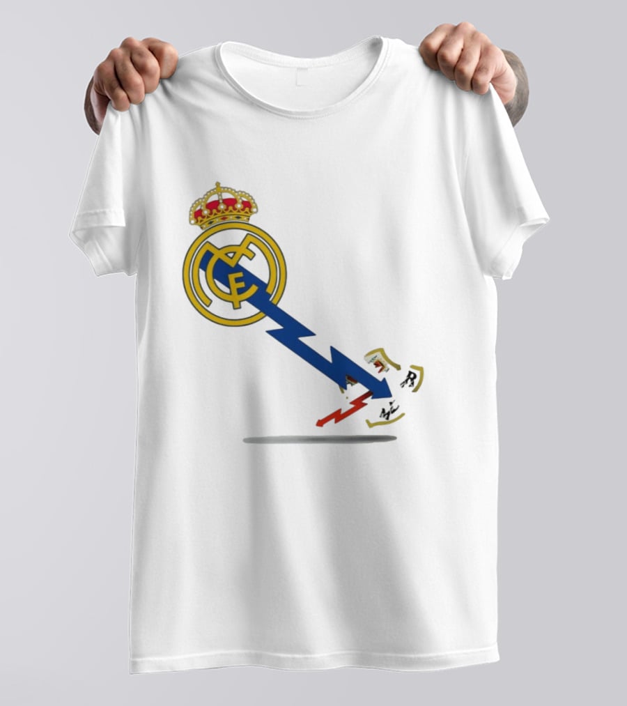 Real Madrid CF Lightning Strike Emblem MCF T-Shirt