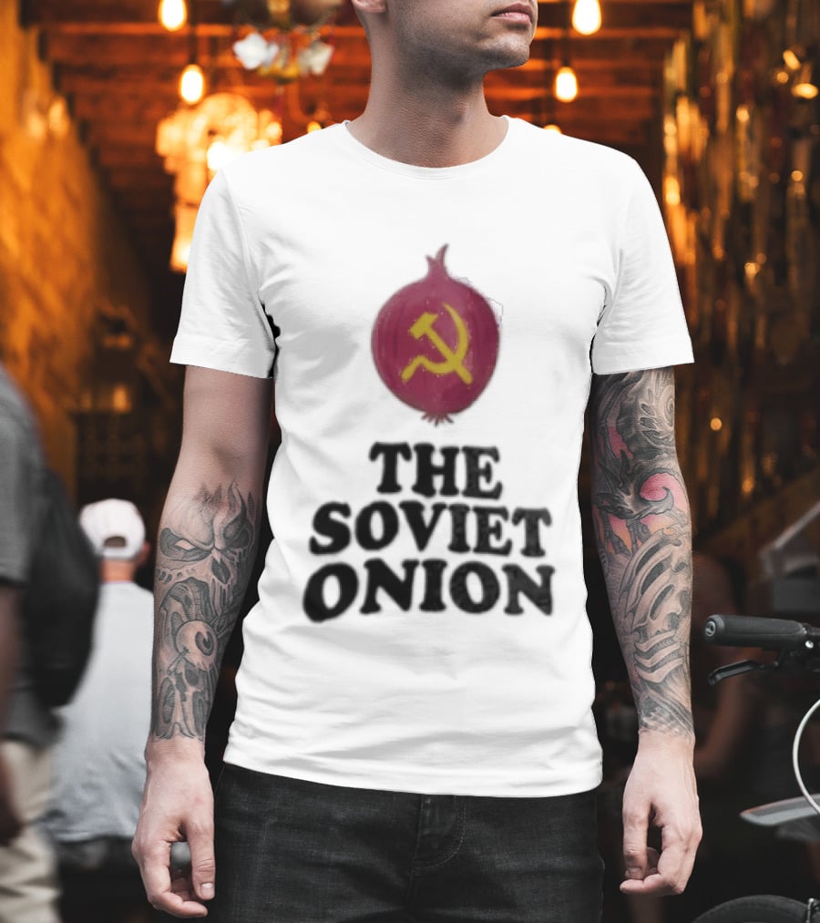 The Soviet Onion Hammer And Sickle T-Shirt