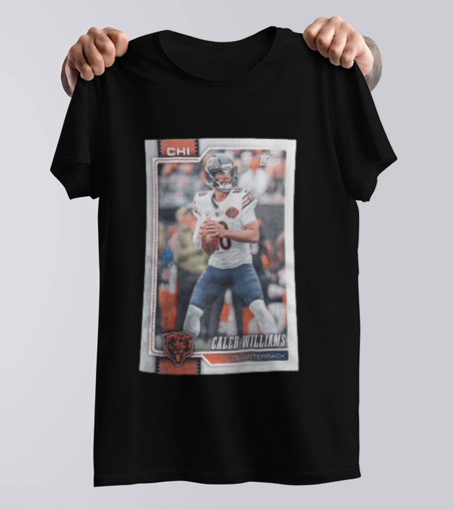 2026 Topps Caleb Williams Chicago Bears Quarterback Trading Card T-Shirt