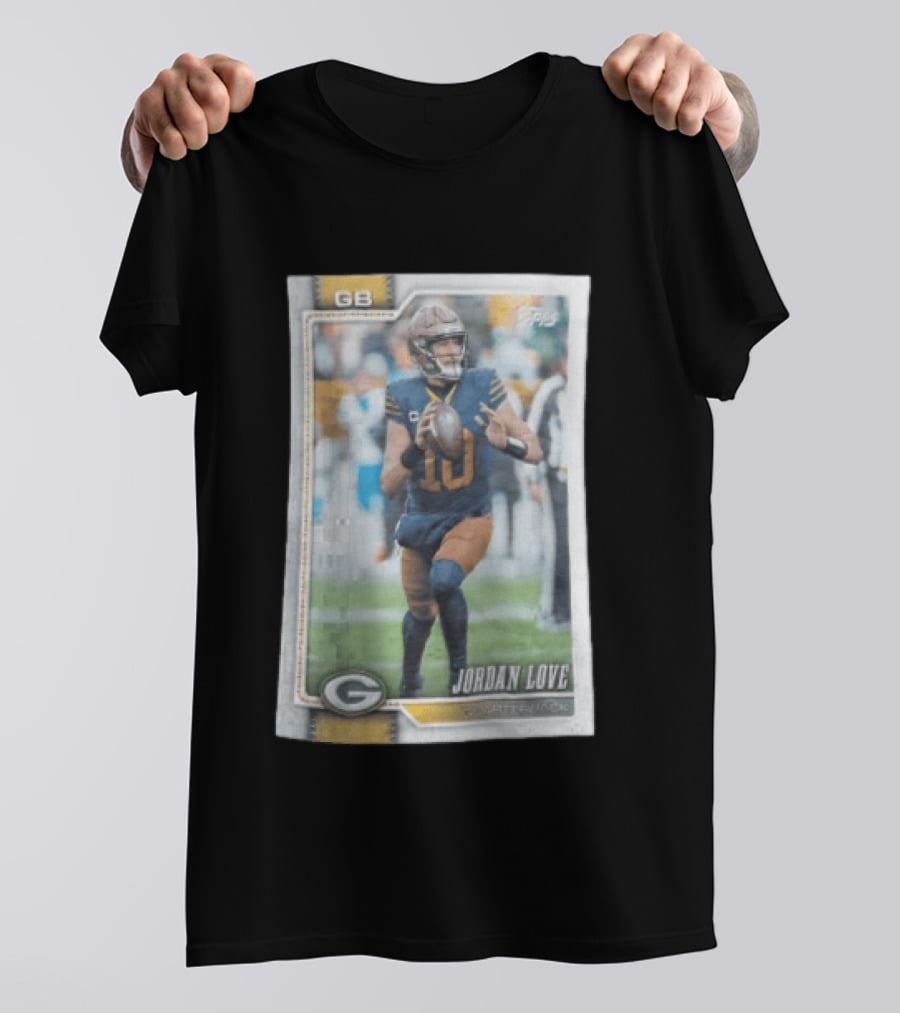 2026 Topps Jordan Love Packers GB Football Card T-Shirt