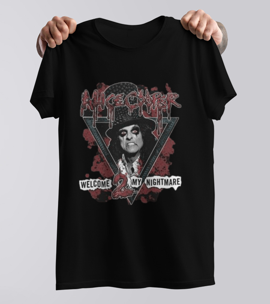 Alice Cooper Welcome 2 My Nightmare Vintage Horror T-Shirt