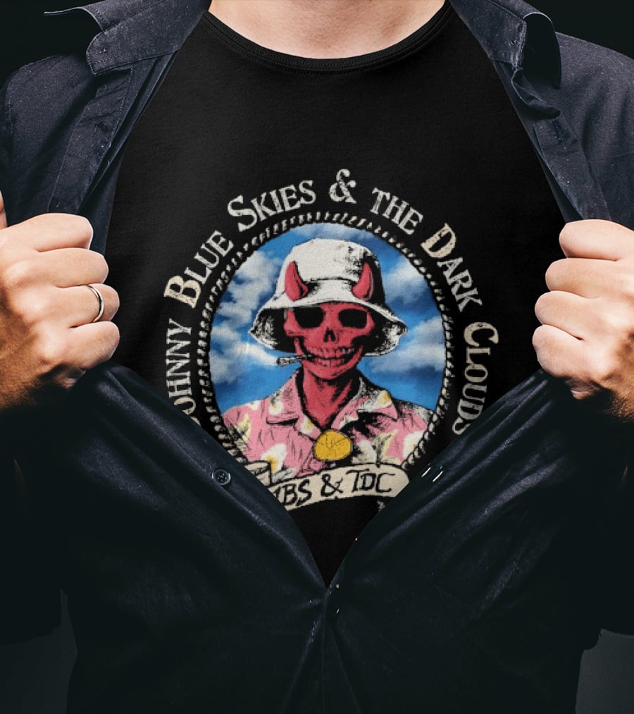 Johnny Blue Skies And The Dark Clouds JBS & TDC Panama Devil T-Shirt