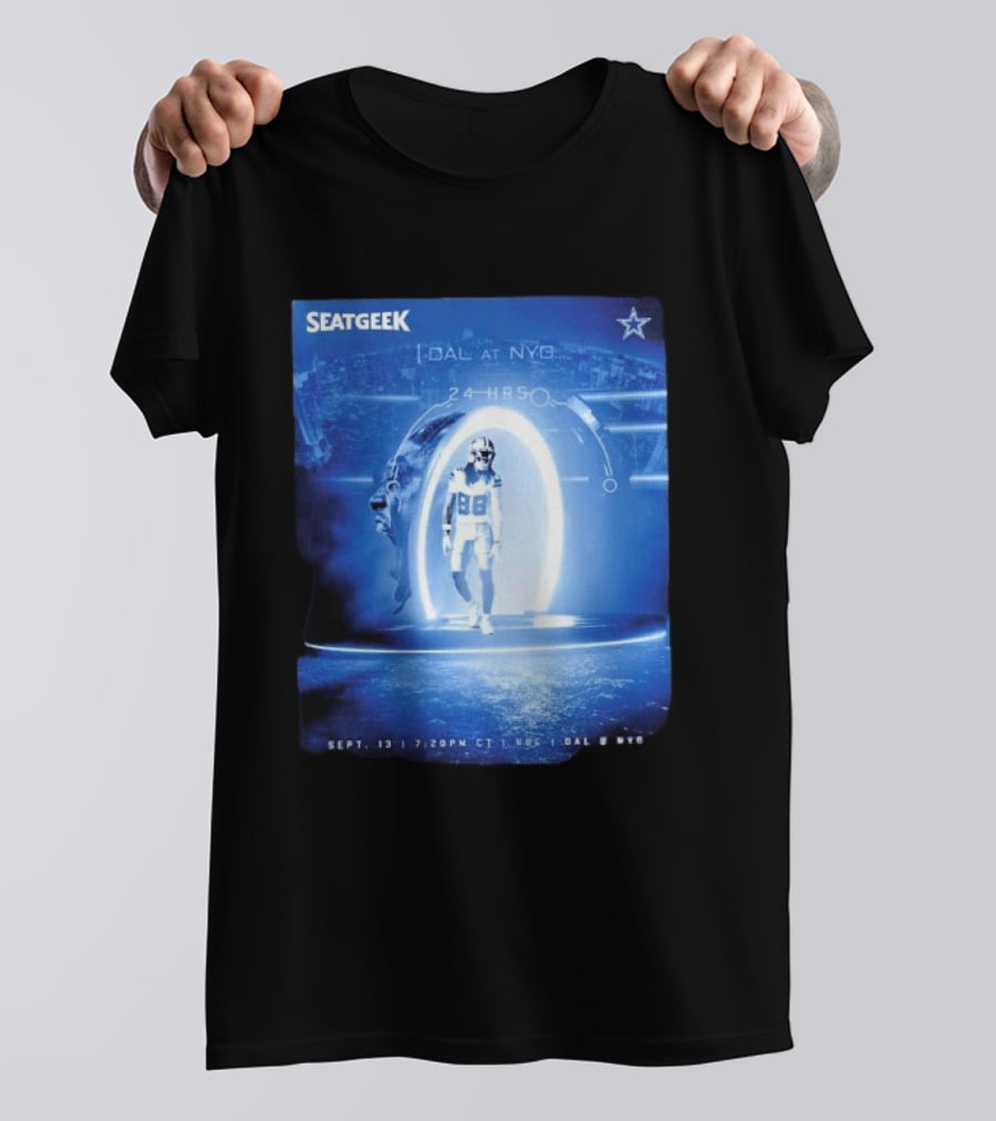 Seatgeek Dallas Vs New York Giants MetLife Stadium September 13 2026 24 Hrs Countdown T-Shirt