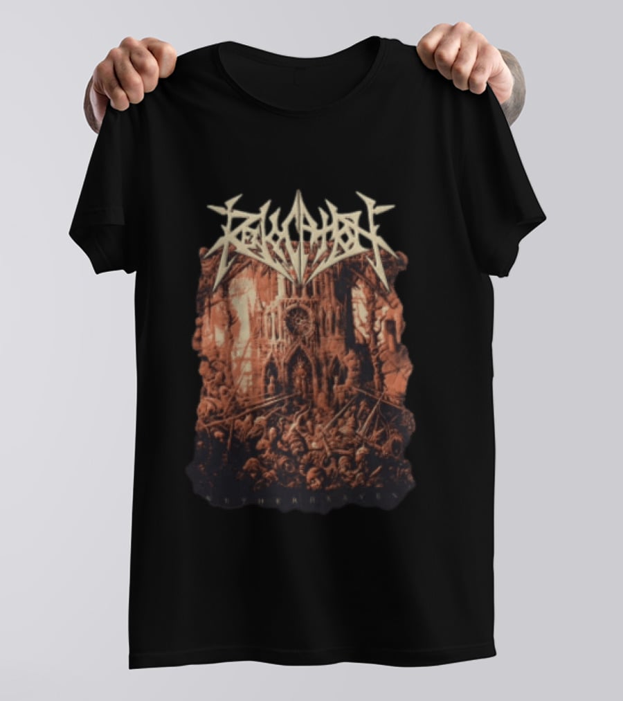 Revocation Netherheaven Boot Band Heavy Metal Album T-Shirt