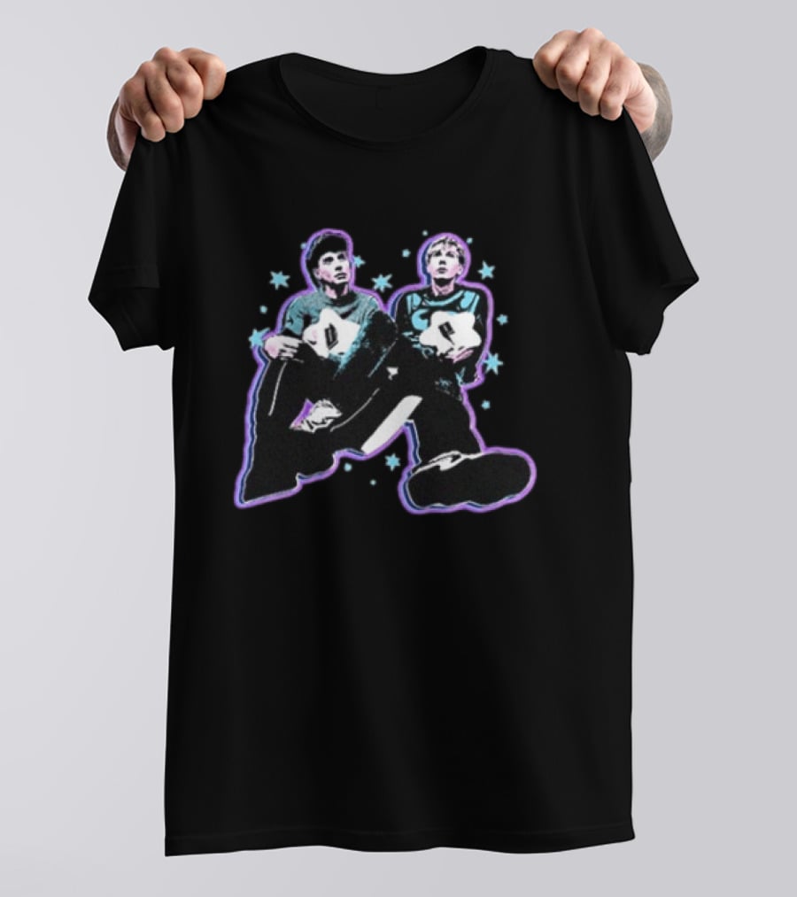 Dan And Phil Hard Launch Tour 2026 2027 Photo Tour Dates Sit Stars Duo T-Shirt