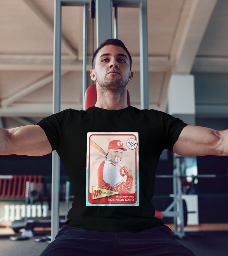 Robinson Canó Diablos Rojos Del México Paper Planes Baseball Segunda Base T-Shirt