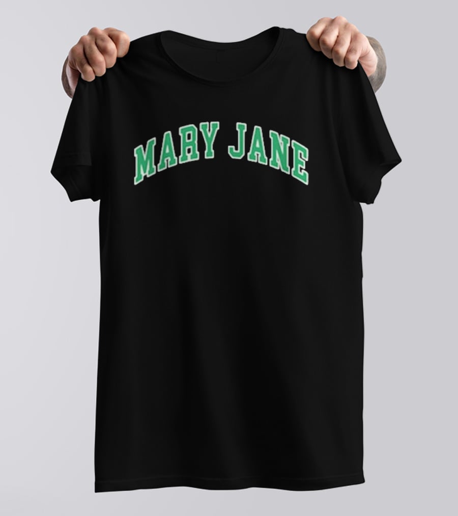 Dave Season 3 Gata Mary Jane Green Arch T-Shirt