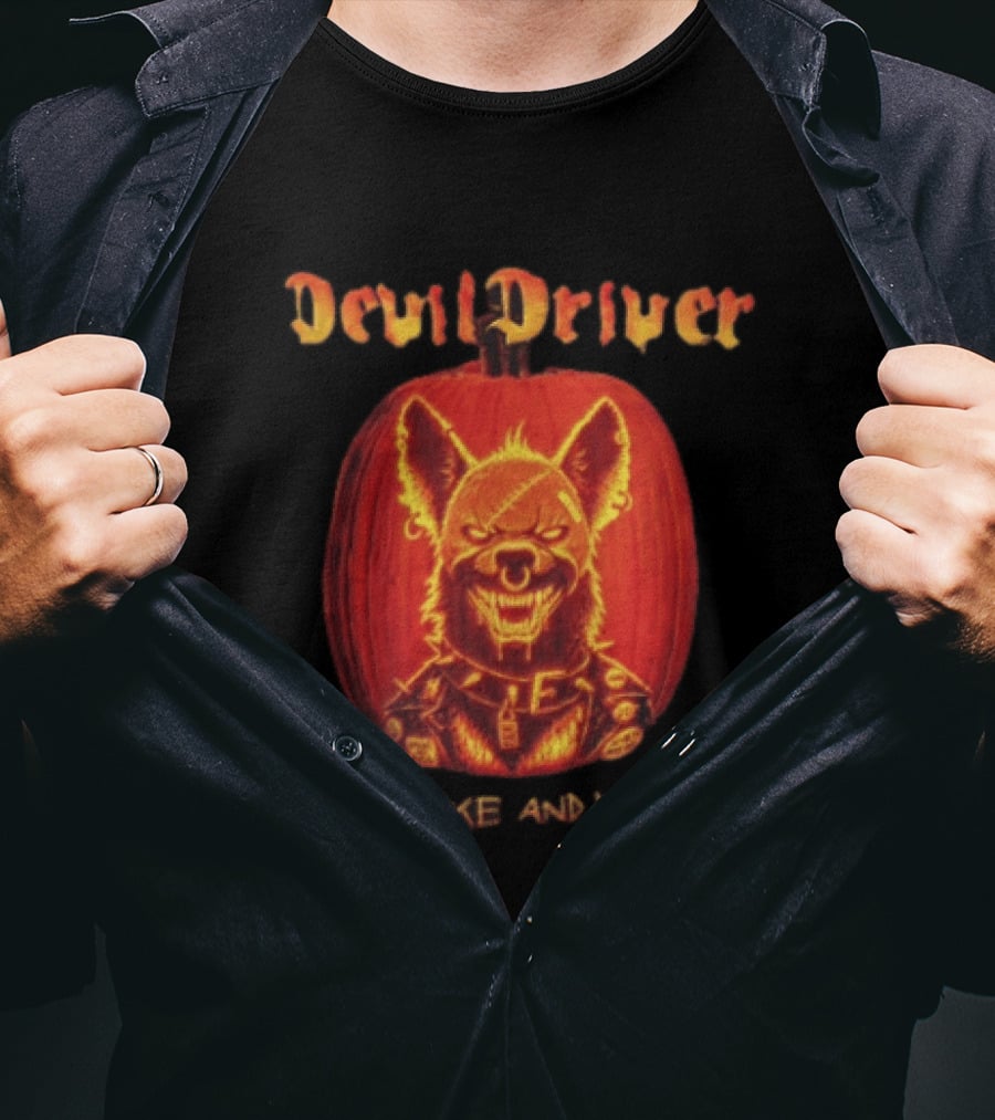 DevilDriver Strike And Kill Halloween Pumpkin T-Shirt
