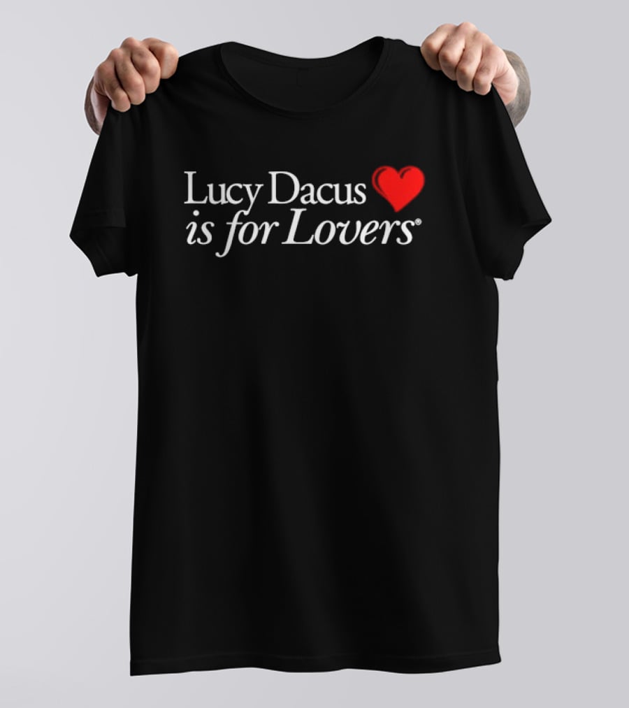Lucy Dacus Is For Lovers Red Heart T-Shirt