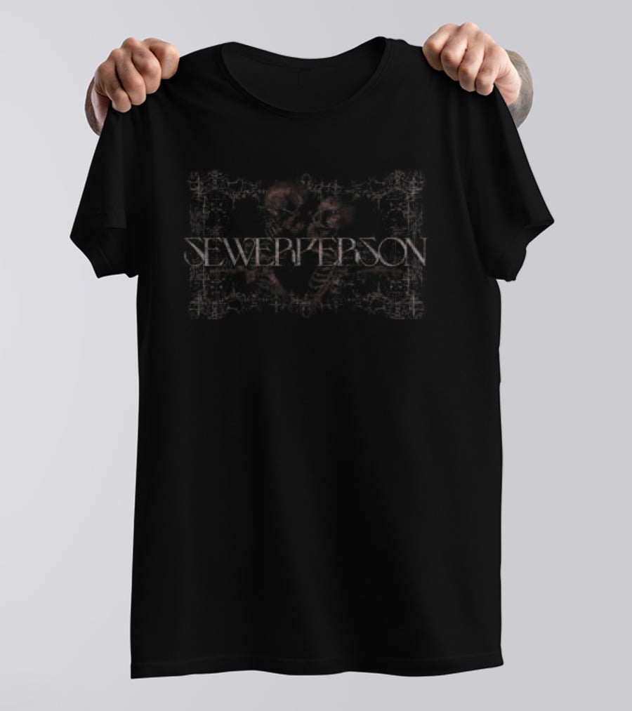Sewerhq Store Skeleton Couple Vintage Heart Romance T-Shirt