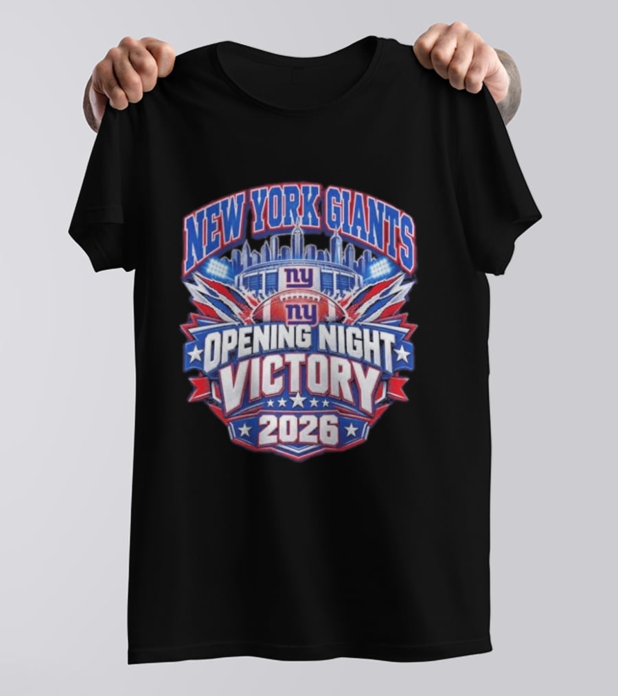 New York Giants 2026 Opening Night Victory T-Shirt