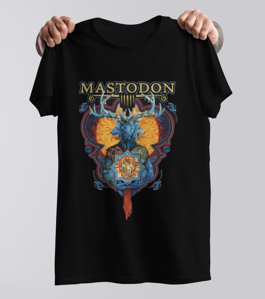 Mastodon Ornate Blood Mountain Deer T-Shirt