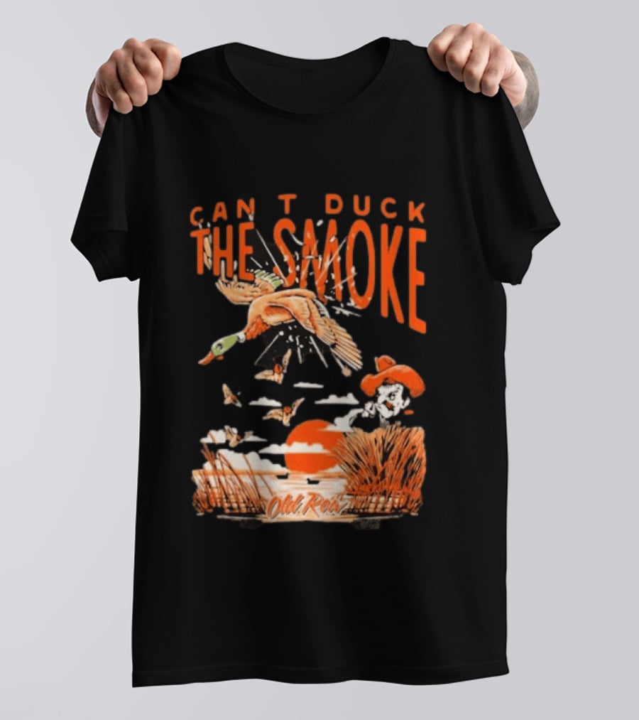 Oklahoma State Cowboys Can't Duck The Smoke Vintage Old Row T-Shirt