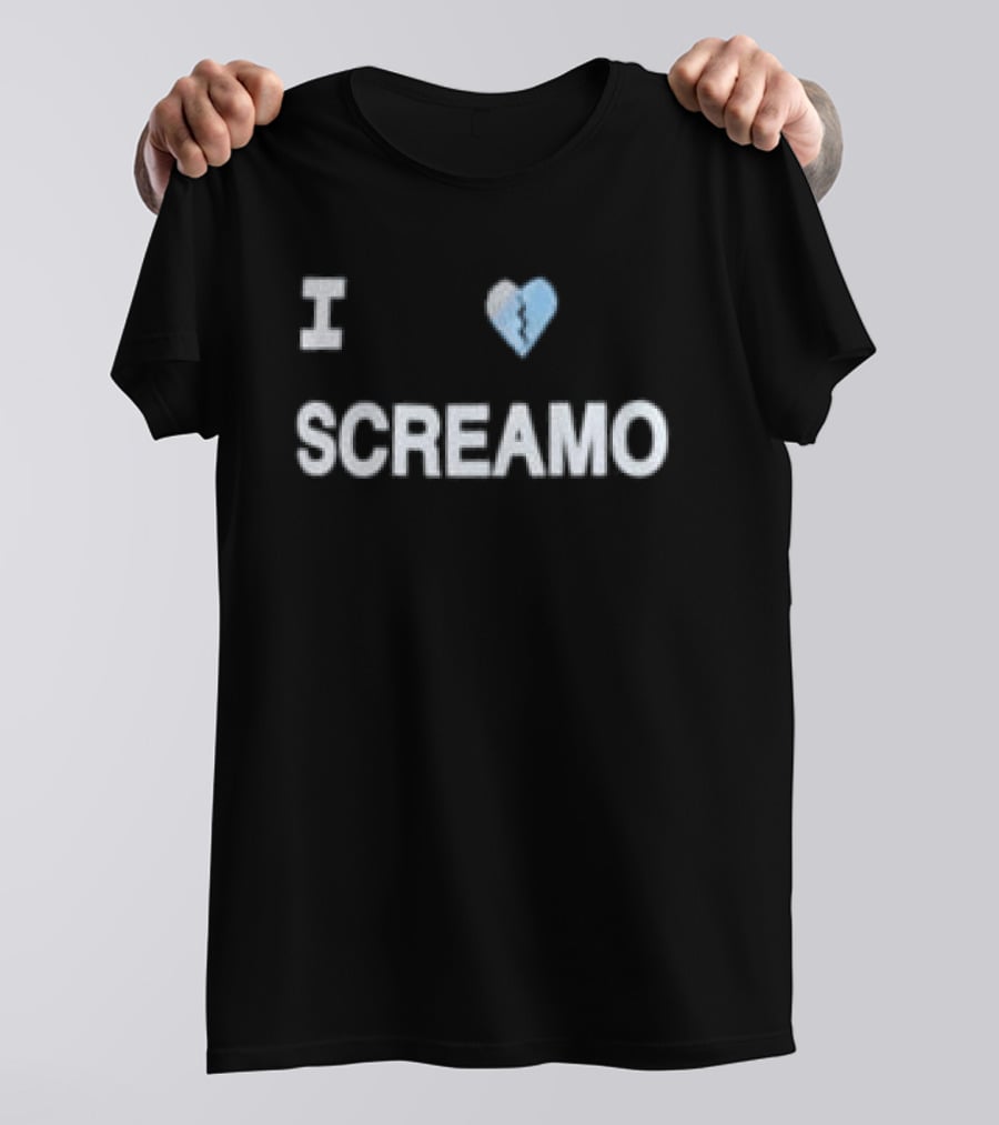 I Love Screamo Xdunlimited Shop Heart T-Shirt