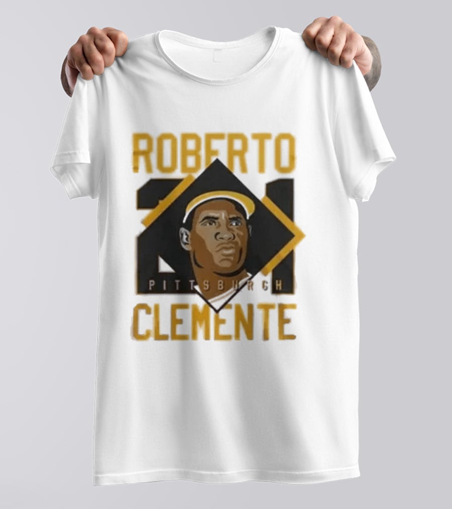 Roberto Clemente 21 Pittsburgh Pirates Iconic Baseball Legend T-Shirt
