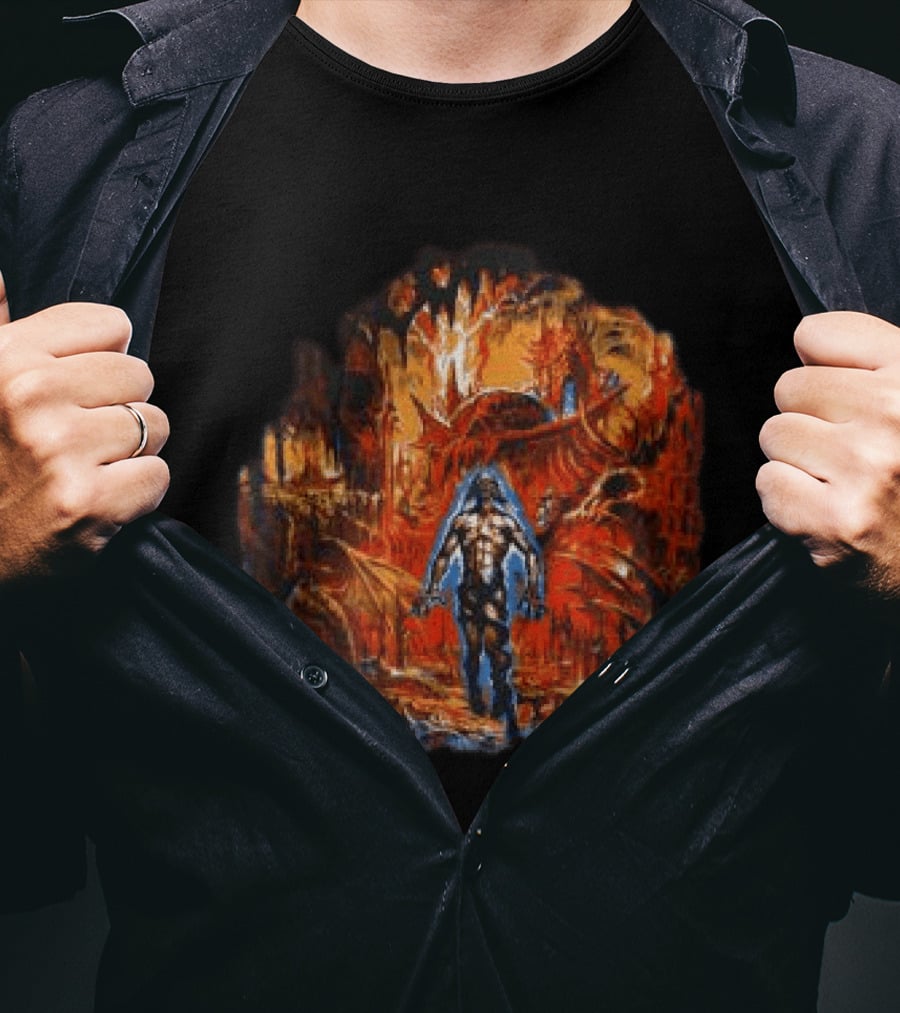 200 Stab Wounds Lowest Form Gothic Demon Cave Fantasy T-Shirt