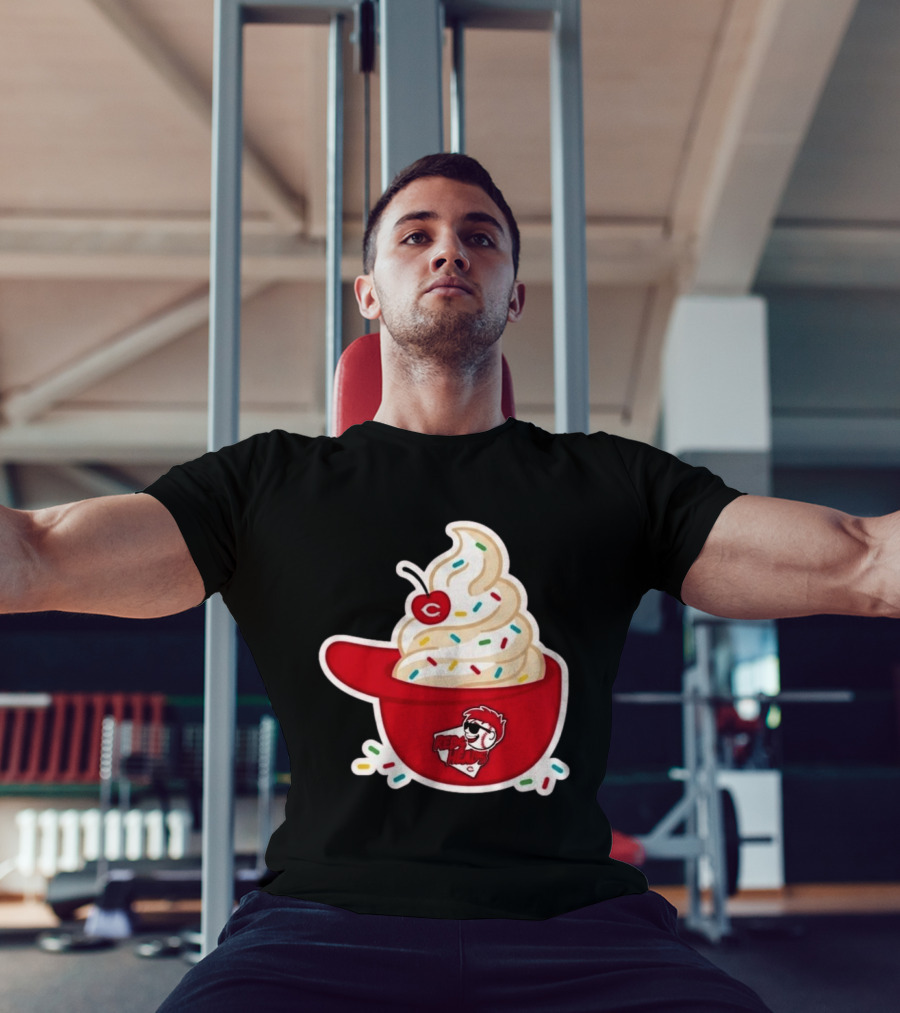2026 Reds Heads Extra Innings Ice Cream Baseball Cap T-Shirt