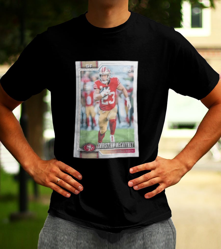 2026 Topps Christian McCaffrey SF 49ers Running Back Card T-Shirt