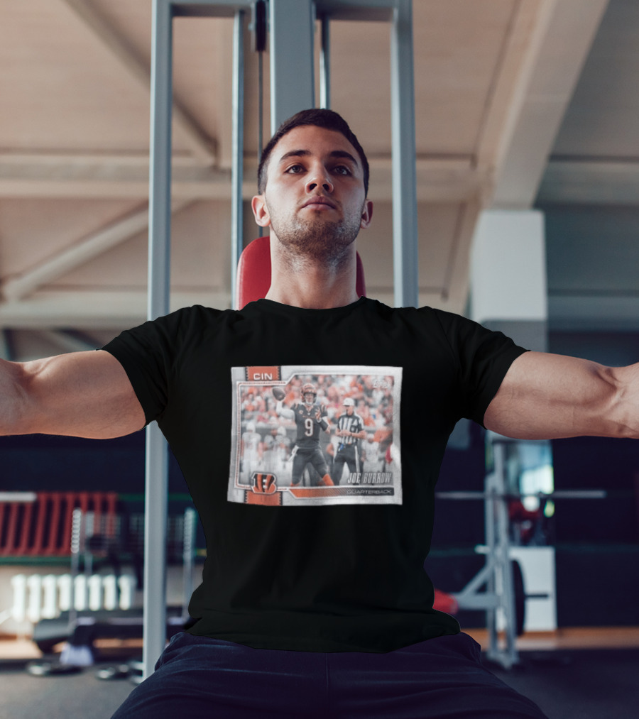 2026 Topps Cincinnati Bengals Joe Burrow Quarterback T-Shirt
