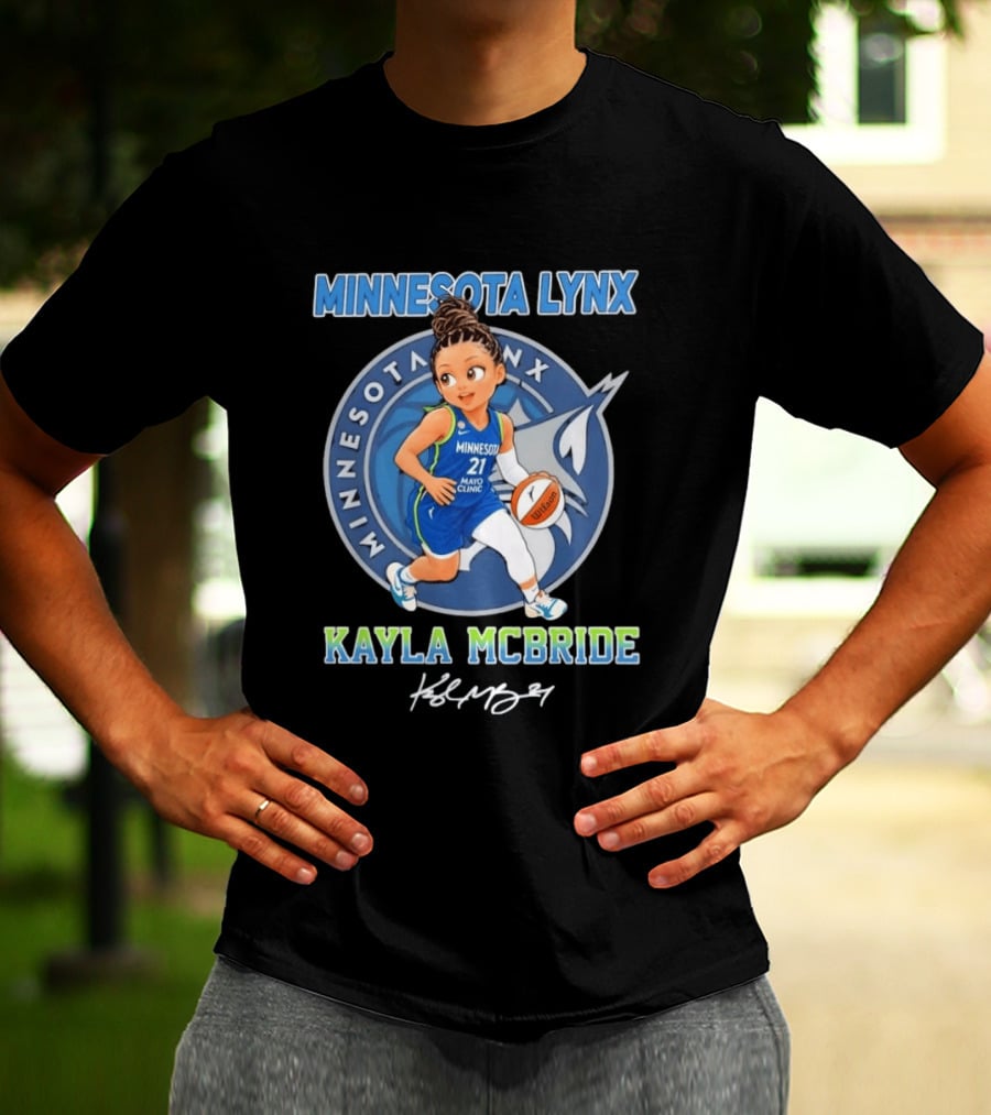 Kayla McBride No 21 Minnesota Lynx Chibi Basketball Player T-Shirt
