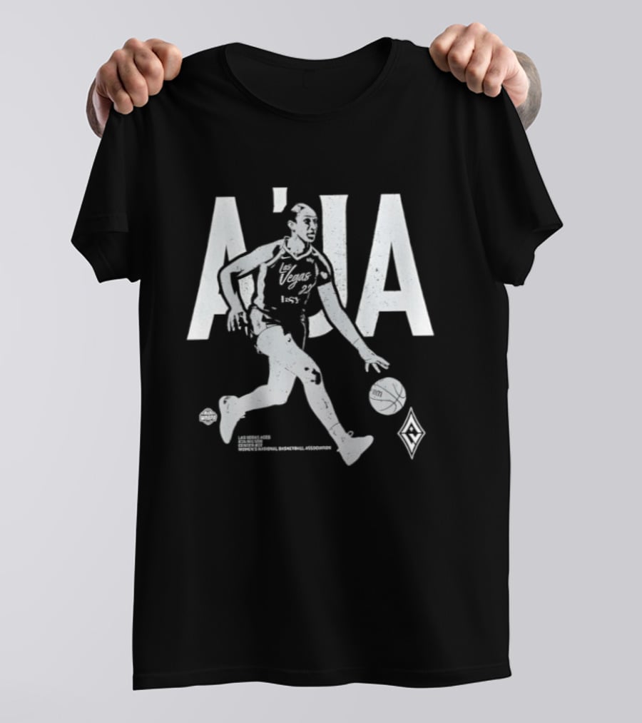 Las Vegas Aces A'ja Wilson Basketball Player Iconic Sports Moment T-Shirt