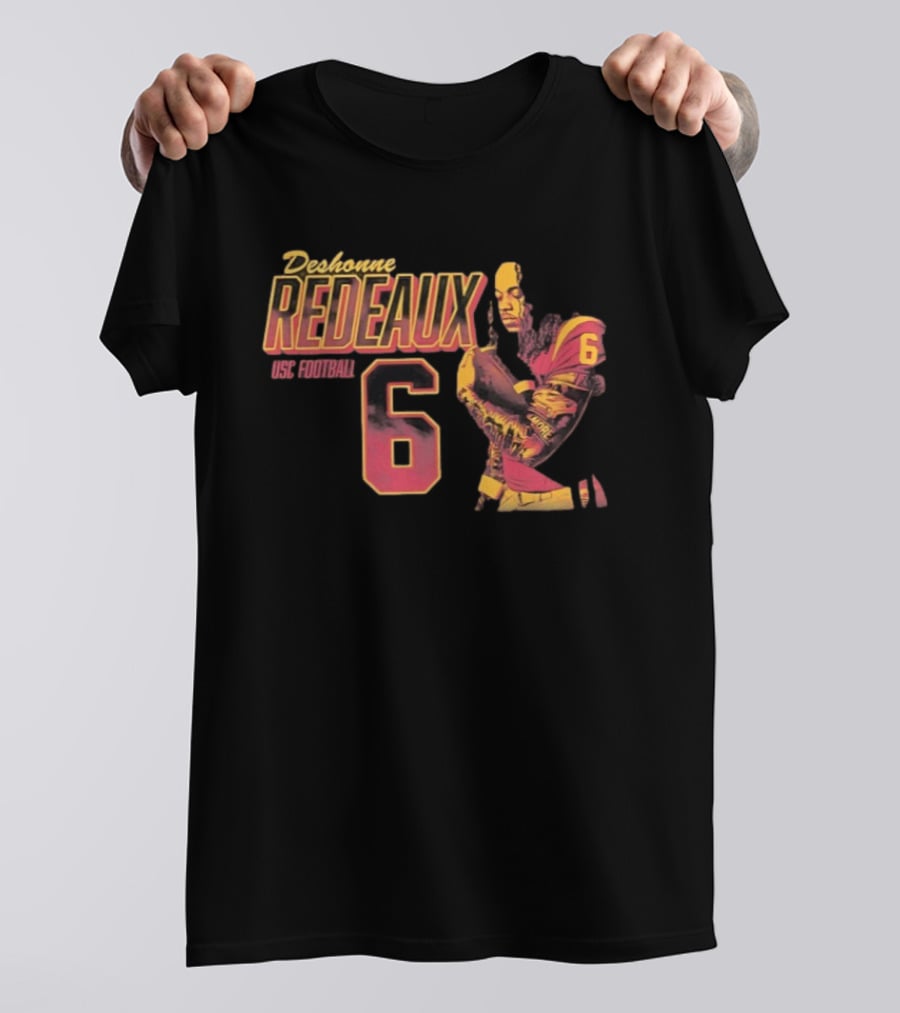 Deshonne Redeaux USC Football Number 6 T-Shirt