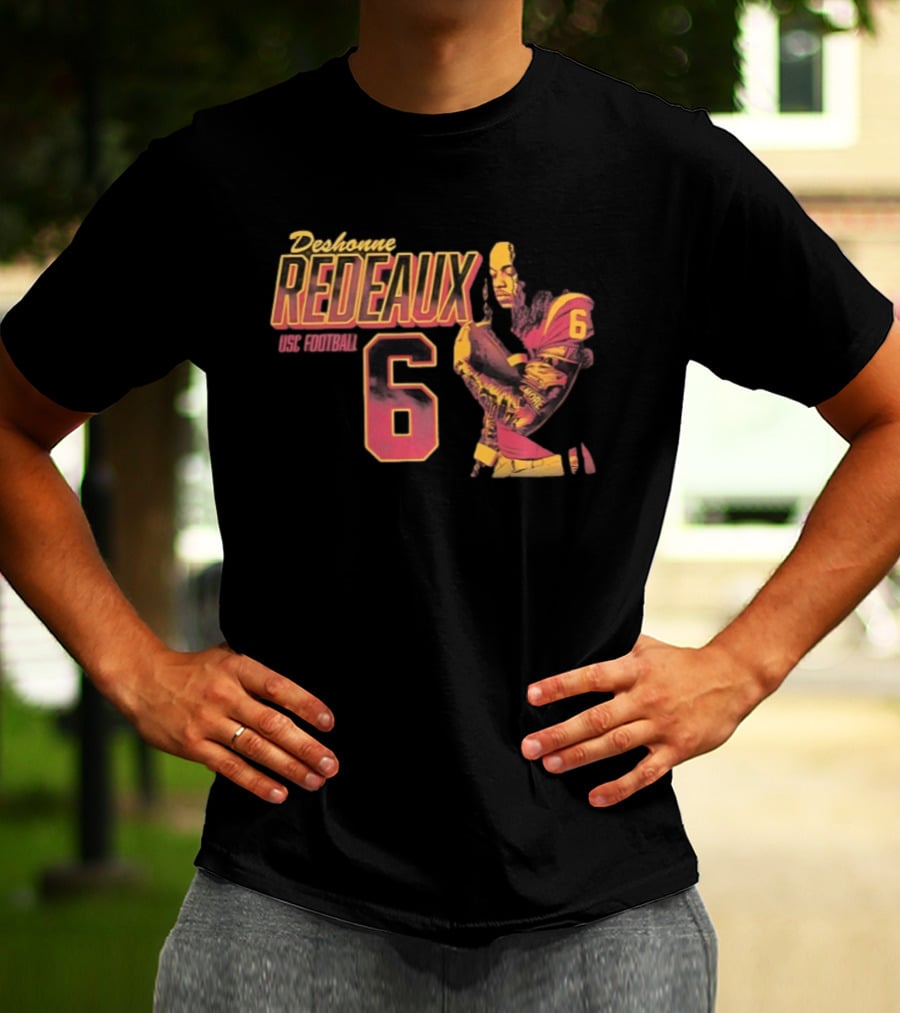 Deshonne Redeaux USC Football Number 6 T-Shirt