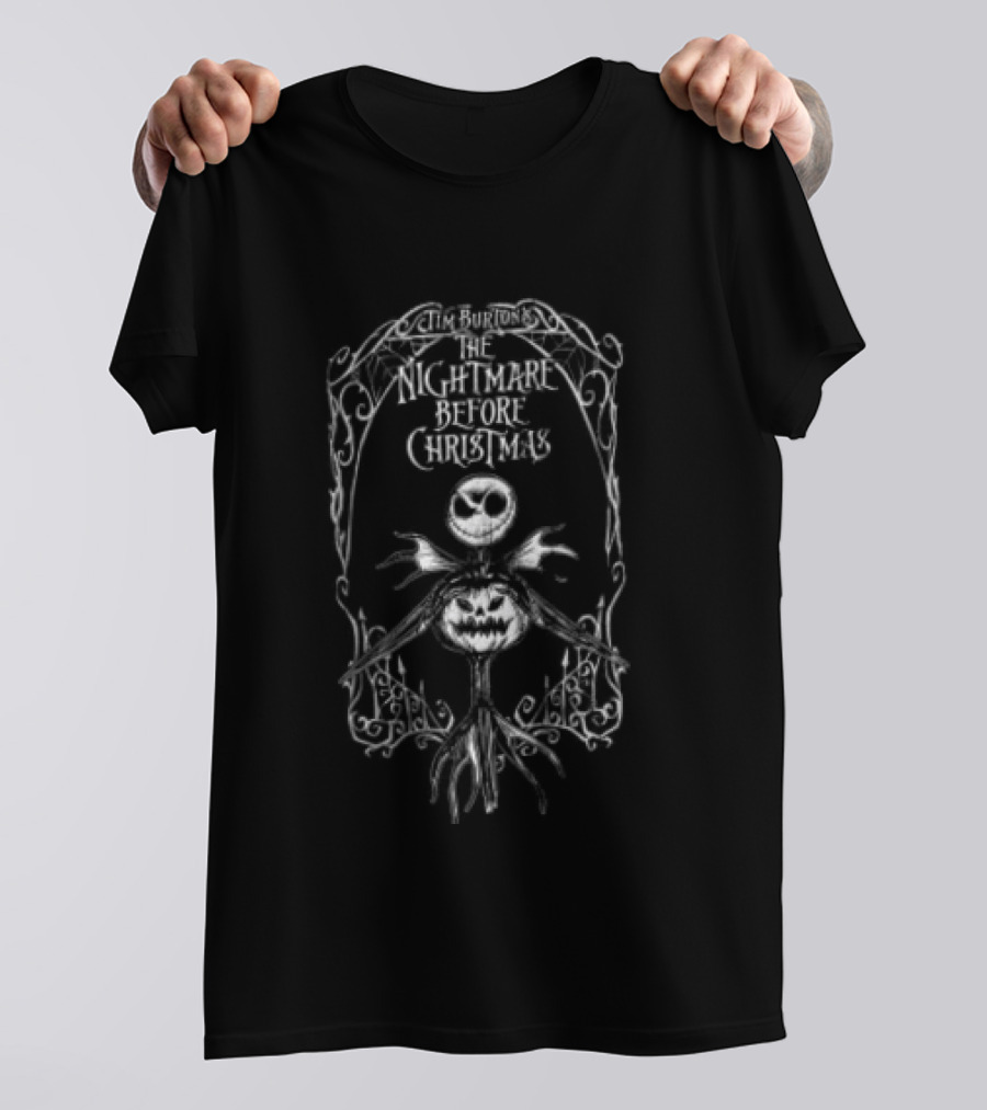 Disney The Nightmare Before Christmas Jack Skellington Spiderweb Frame T-Shirt