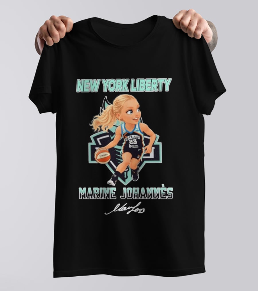 New York Liberty Marine Johannès No 23 Chibi T-Shirt