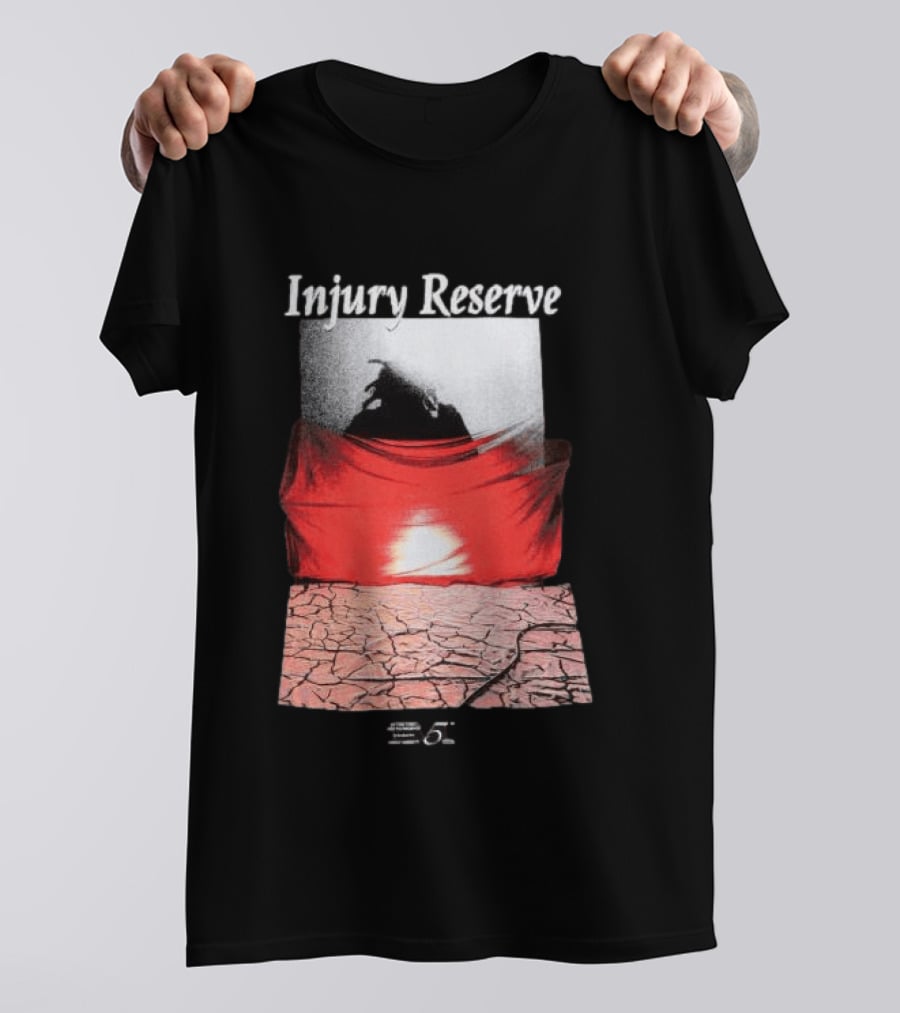 Injury Reserve Stage With Surreal Red And Black T-Shirt