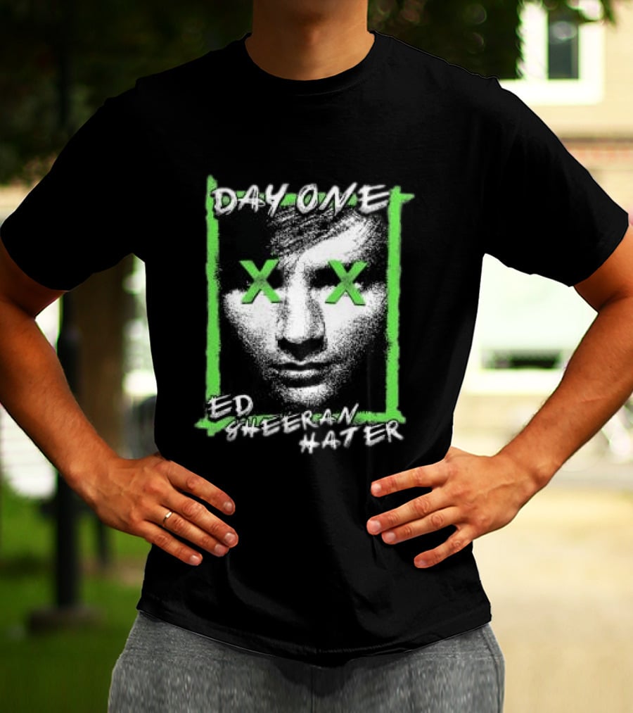Day One Ed Sheeran Hater Punkwithacamera Clay Graham Ringer T-Shirt