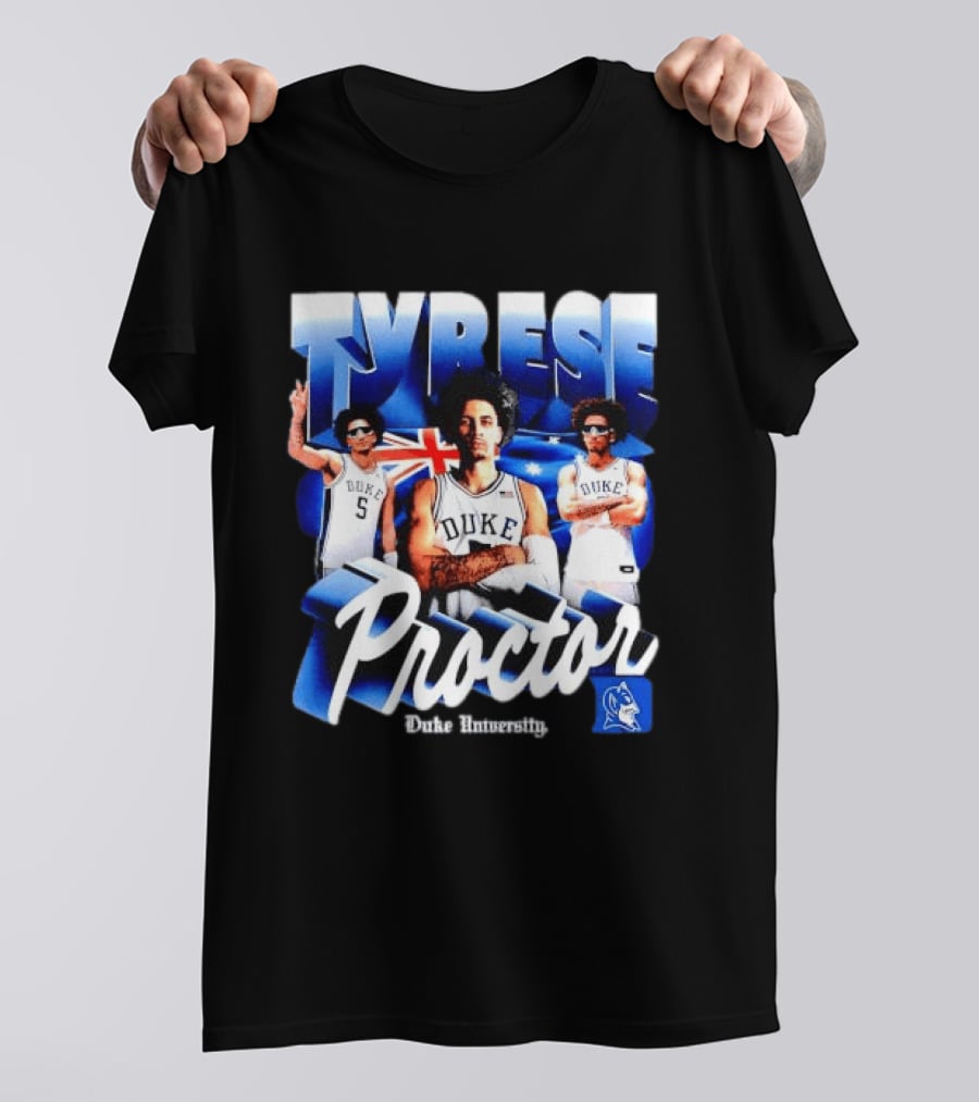 Tyrese Proctor Duke University Blue Devils Basketball Collage T-Shirt