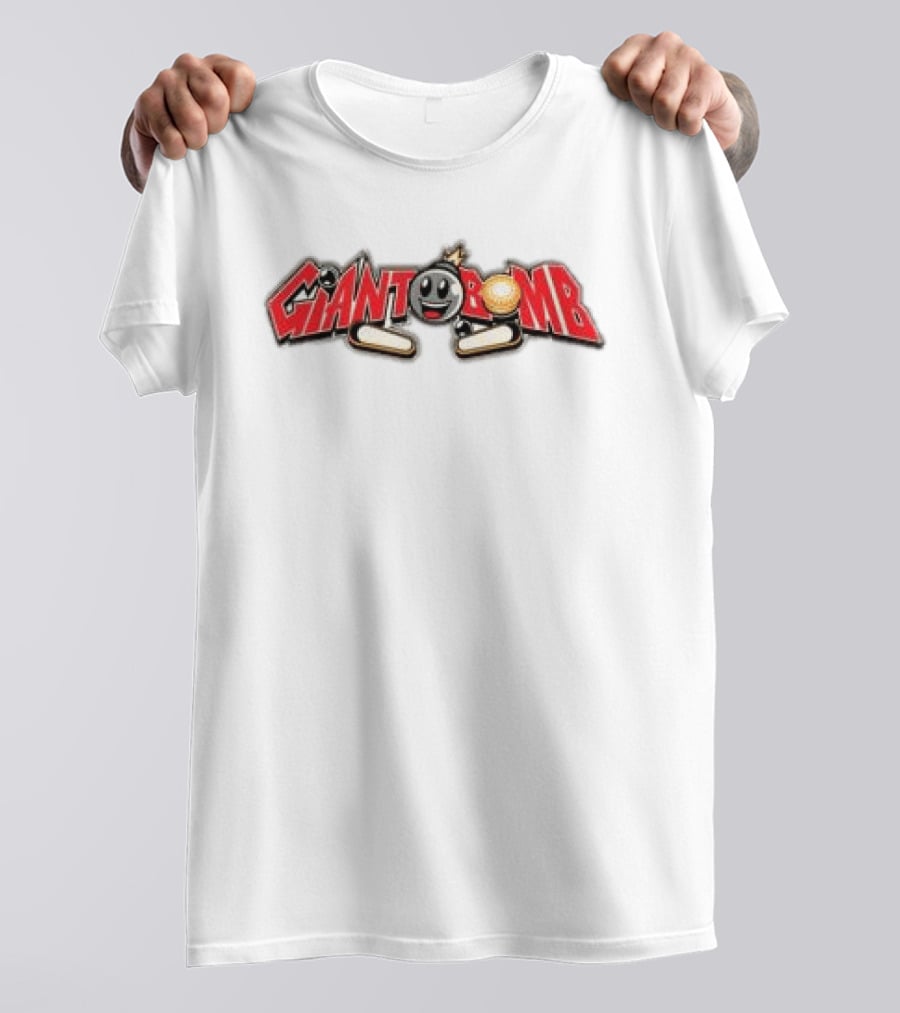 Giant Bomb Pinball Graphic Front Back Collection T-Shirt