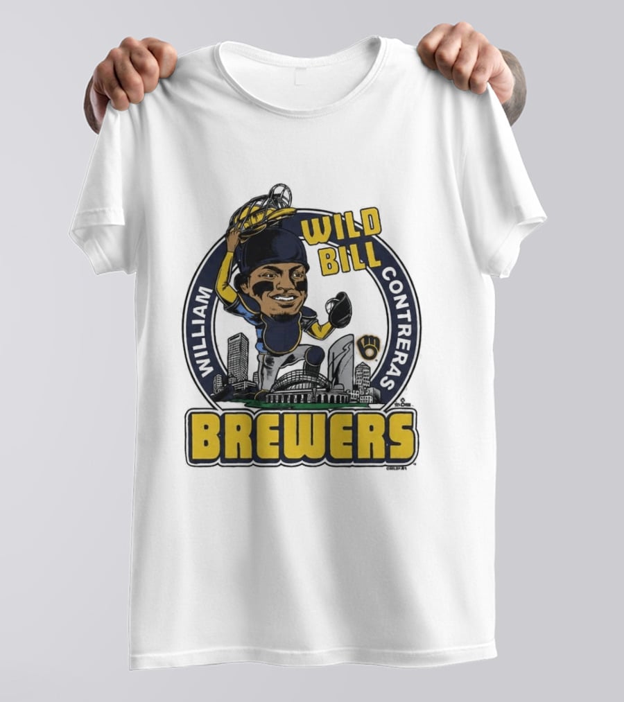 Milwaukee Brewers Wild Bill William Contreras Baseball 2026 T-Shirt