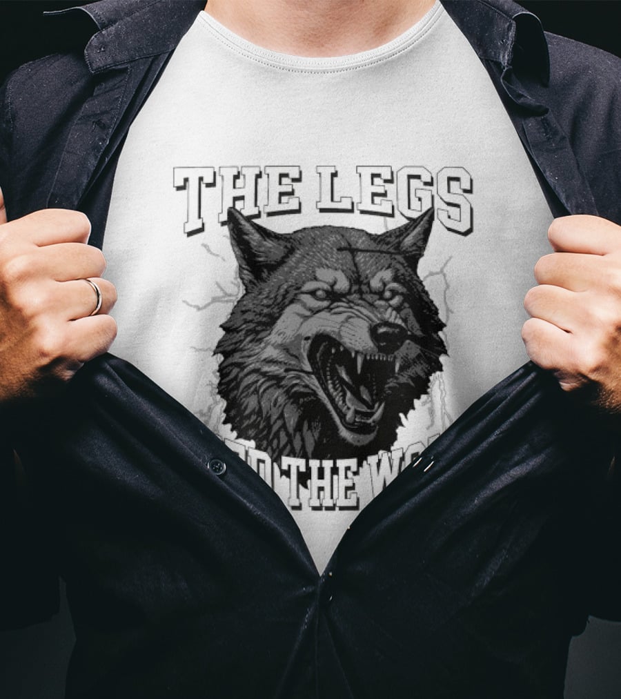 The Legs Feed The Wolf Will Carter Roaring Wolf T-Shirt