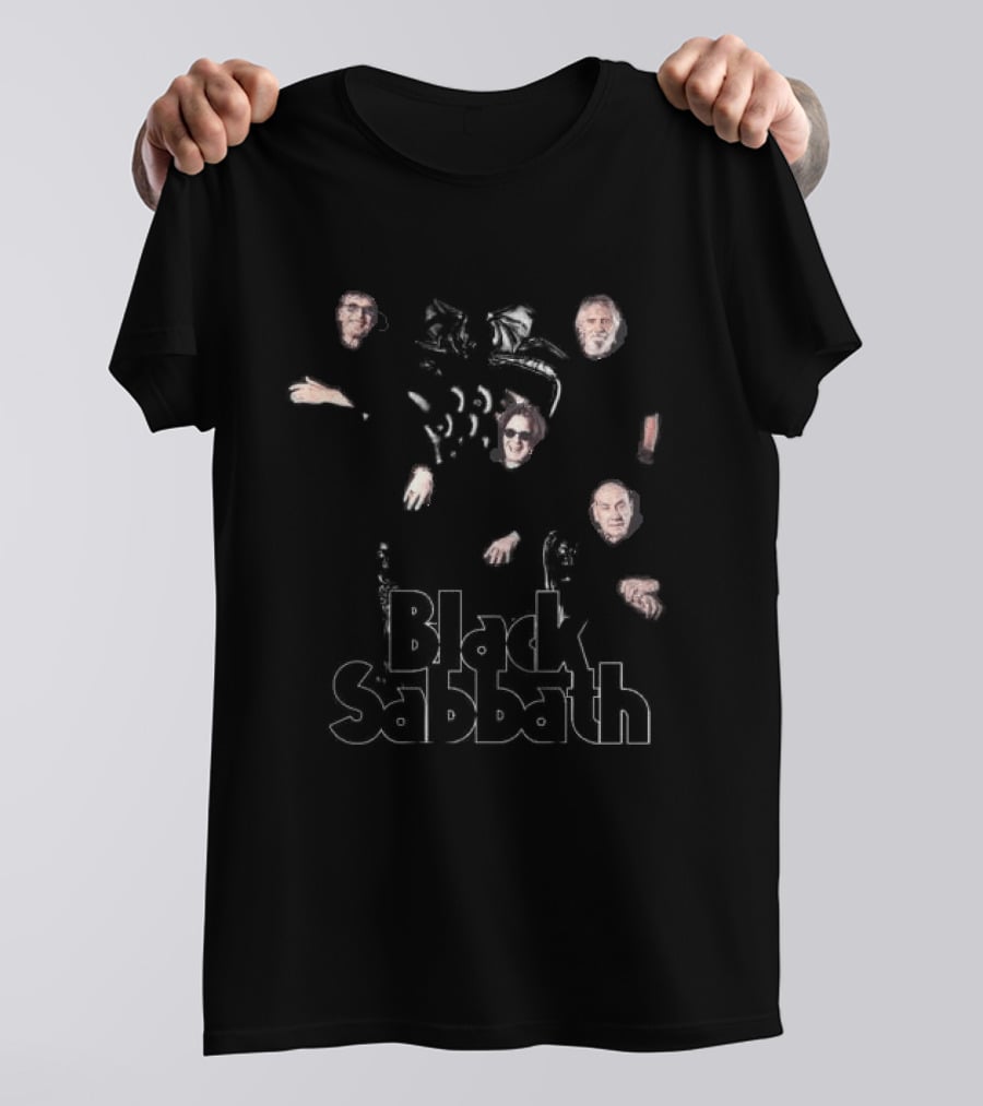 Black Sabbath Back To The Beginning Band Photo T-Shirt