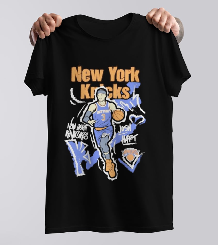 New York Knicks Josh Hart Chalked Up Basketball Player T-Shirt