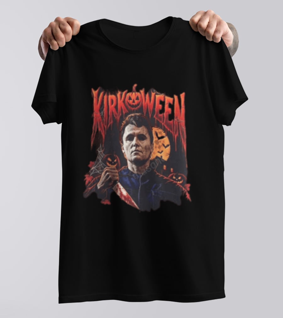 Kirkoween Michael Kirkyers Horror Halloween Pop Culture T-Shirt