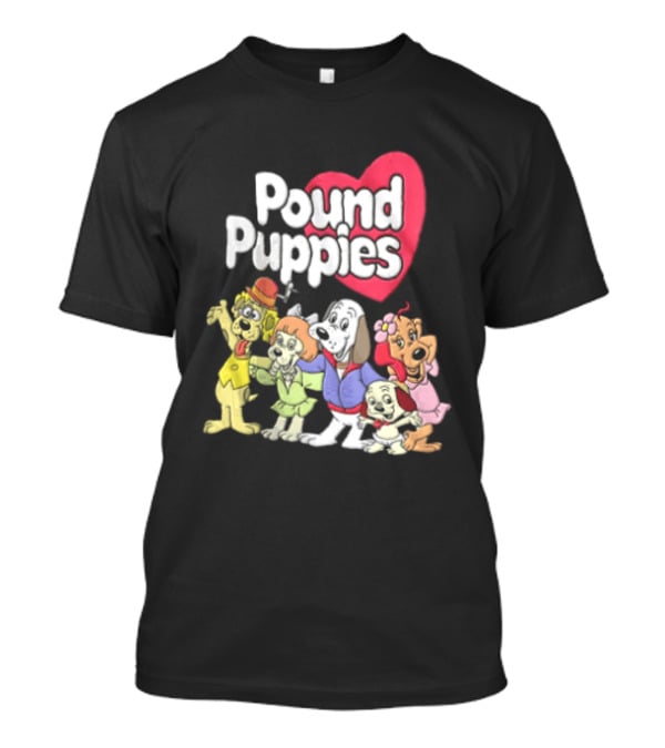 Pound Puppies Heartwarming Cartoon Characters T-Shirt