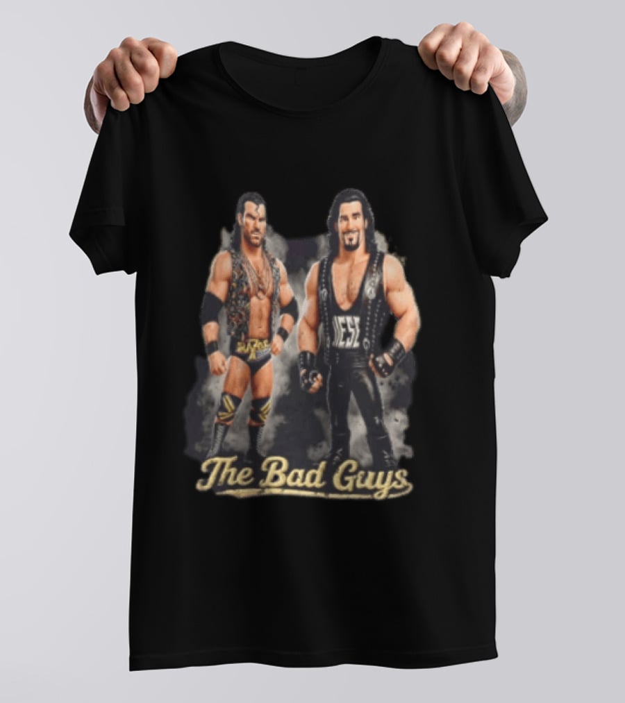 Razor Ramon Diesel The Bad Guys WWE Wrestling Legends T-Shirt