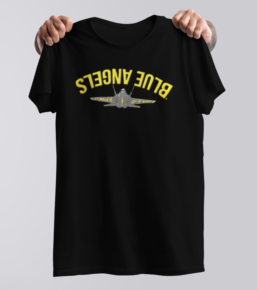 US Navy Blue Angels Jet Aircraft Front View T-Shirt