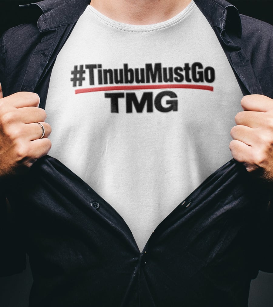 #TinubuMustGo TMG Red Arch Line T-Shirt