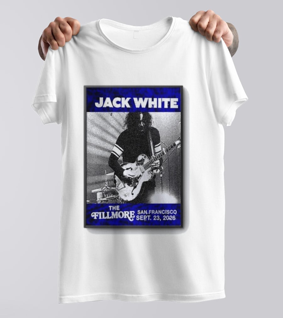 Jack White The Fillmore San Francisco September 23 2026 T-Shirt