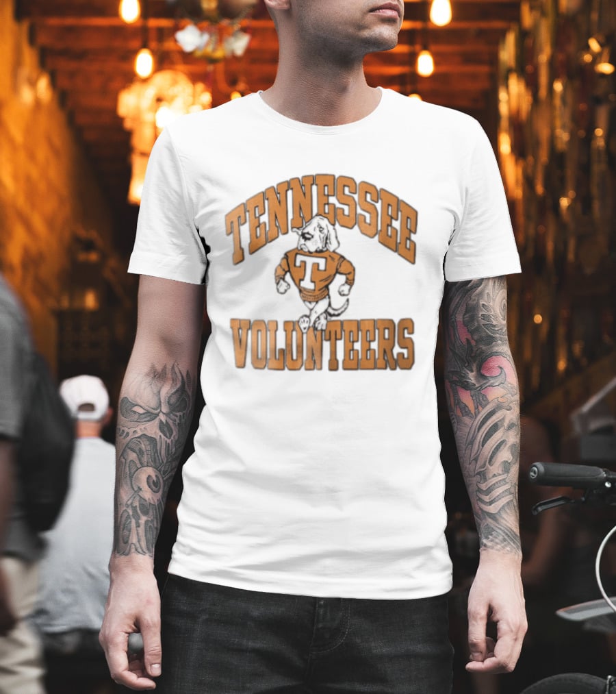 Tennessee Volunteers NCAA Cartoon Hound Dog T-Shirt