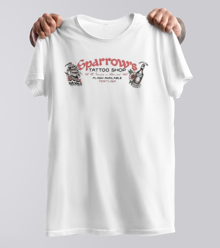 Sparrow's Tattoo Parlor Since 2003 Lost Bros T-Shirt
