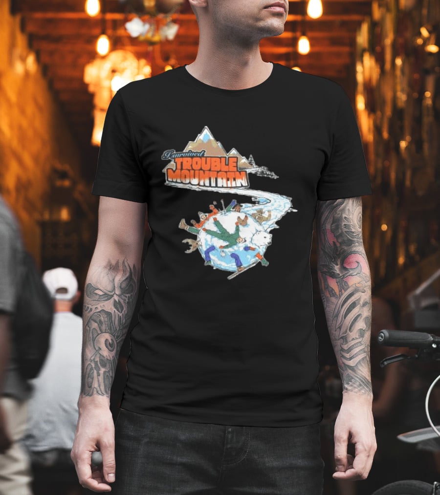 Aesop Rock X Blockhead I Survived Trouble Mountain T-Shirt
